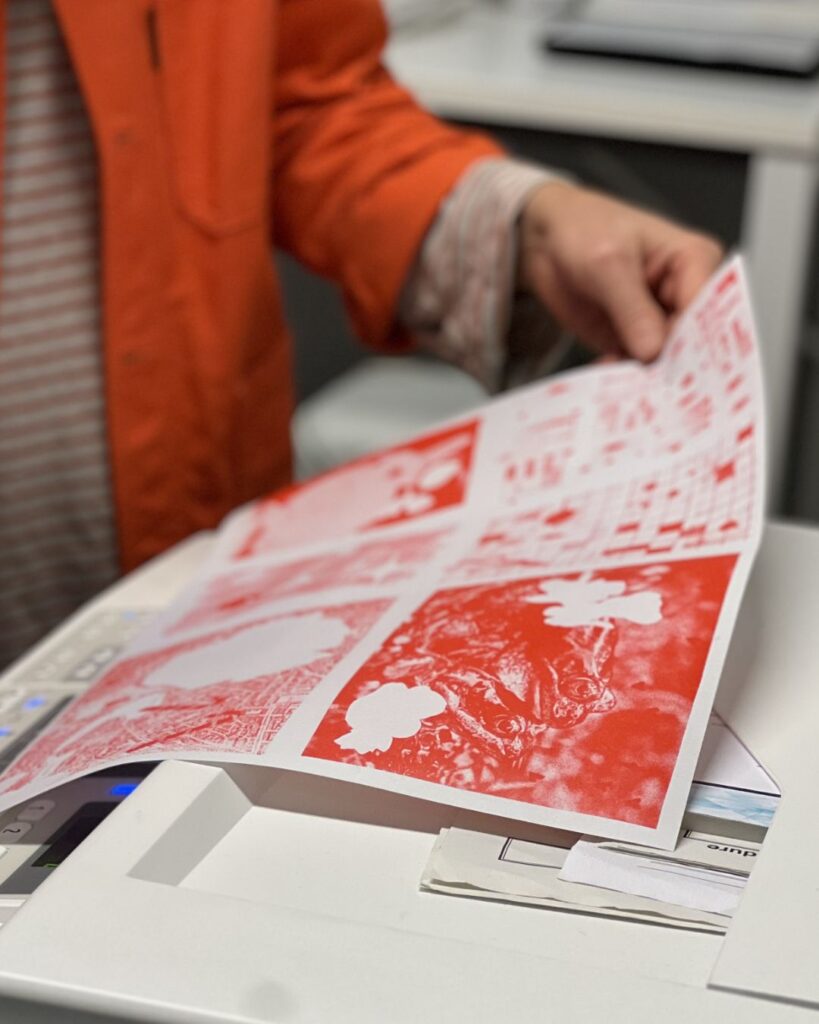 Riso print studio Helsinki