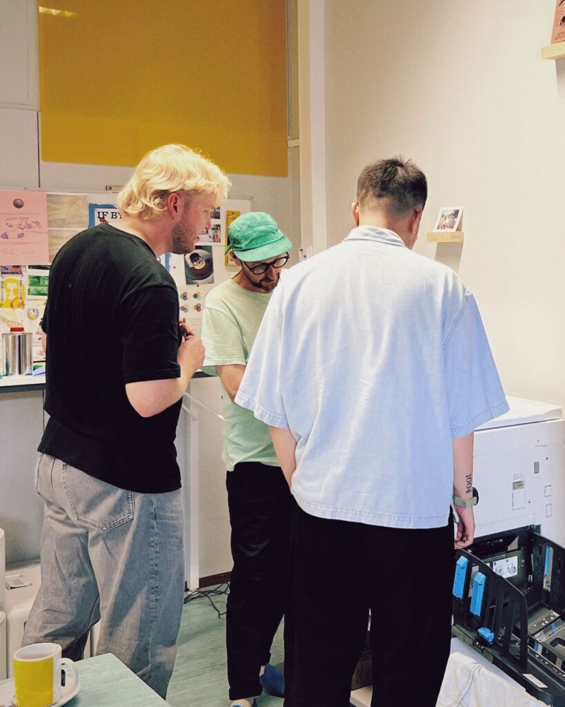 Riso print studio Helsinki